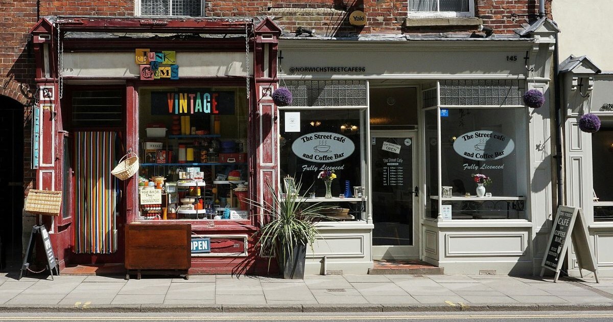 Two occupied Main Street storefronts illustrating the stability and continuity that can influence business value.