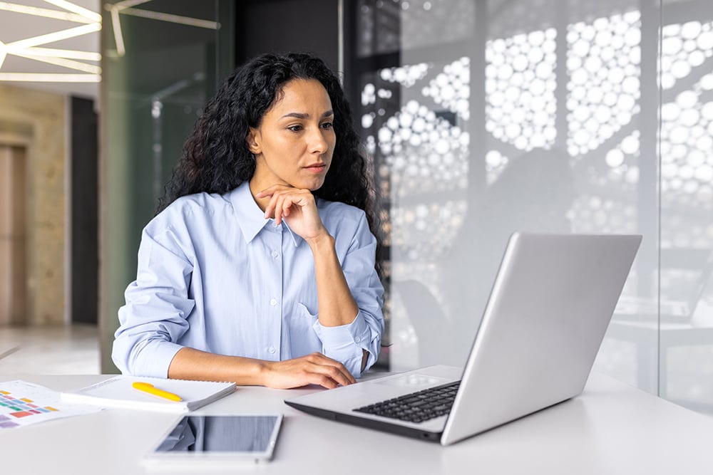 Business owner is pondering her company's-success strategies