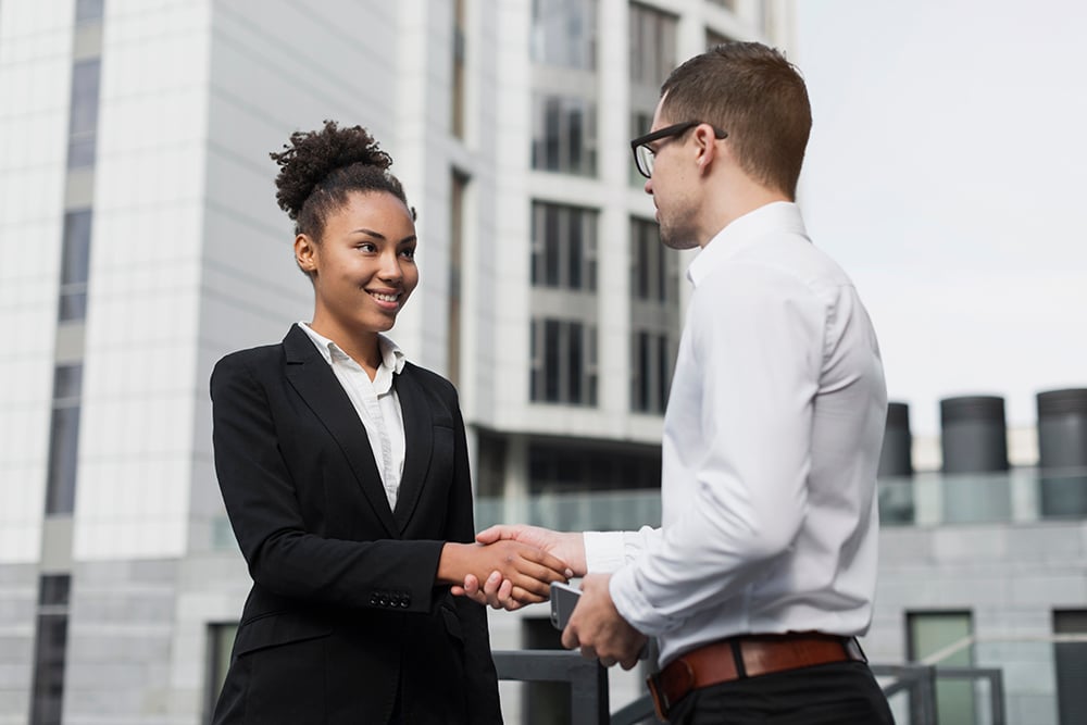 Business partners working to prevent a dispute in relationship